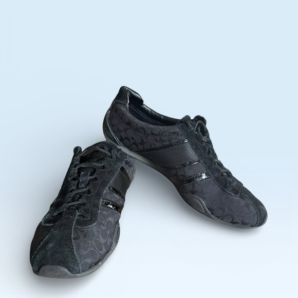 Coach Shoes - Coach Black Remonna Signature Sneakers